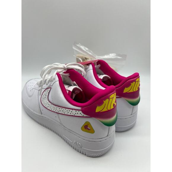 Nike Air Force 1 Low ‘07 ‘Dragon Fruit’ DV3809-100 Size Women’s 10.5 NEW - Picture 9 of 12